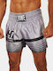 Leone L47 Men's Kick/Thai Boxing Shorts Silver