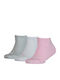 PUMA Athletic Kids' Ankle Socks Invisible 3P Multicolored 3 Pairs