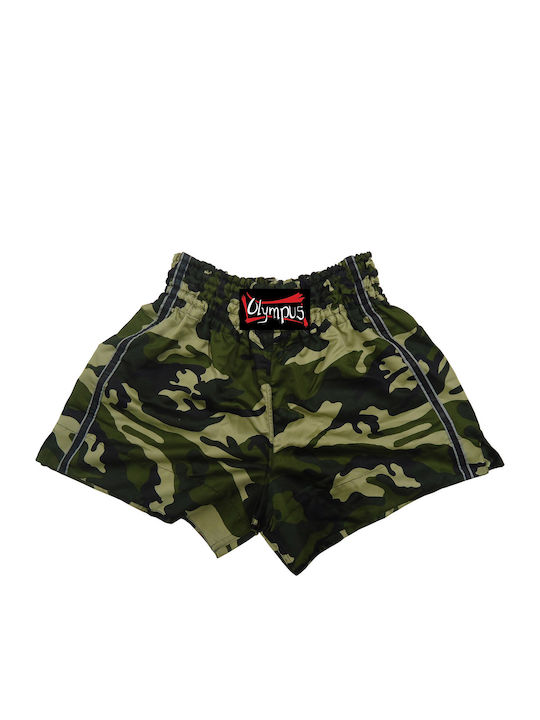 Olympus Sport Men's Kick/Thai Boxing Shorts Green