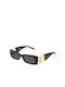 Balenciaga Sonnenbrillen mit Braun Schildkröte Rahmen und Grün Linse BB0096S-002