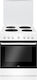 Amica ACE6003B Aragaz 65lt cu Plite Emailate L60cm. White