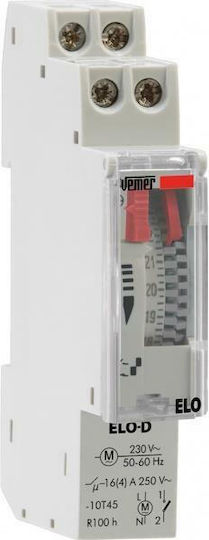 Vemer ELO-D Analog Daily Time Delay Relay with Standby 150 Hours 16A 250VAC