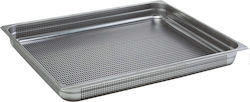 Fueco Perforated Stainless Steel Gastronorm GN2/1 H200mm