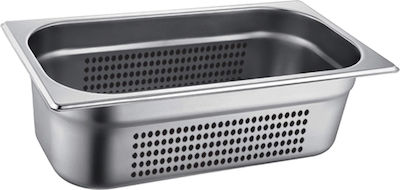 Fueco Perforated Stainless Steel Gastronorm GN1/4 H200mm