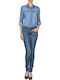 Lynn Damen Jeans Hosen Mit Mittlerem Anstieg in Skinny Passform