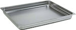 Fueco Stainless Steel Gastronorm GN2/1 H65mm