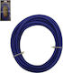 Eurolamp Schnur Stoffkabel 2x0.75mm² 3m in Blau...