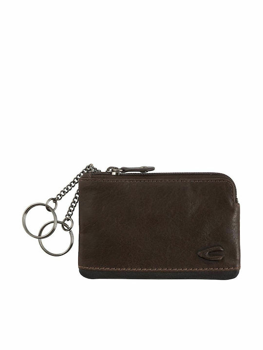 Camel Active Leather Wallet Key Holder Osaka Brown