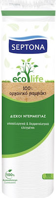 Septona Ecolife Δίσκοι Ντεμακιγιάζ 100τμχ