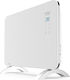 Cecotec Warm 6650 Crystal Connection 05318 Convector Heater Floor 1000W with Electronic Thermostat and WiFi 76x43cm White
