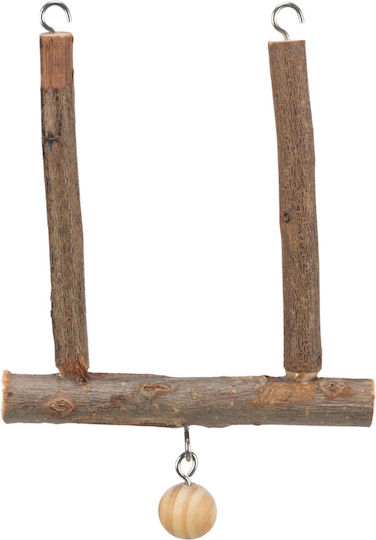 Trixie Natural Living Играчка Люлка за Клетка за Птици от Дървο 15x12см.