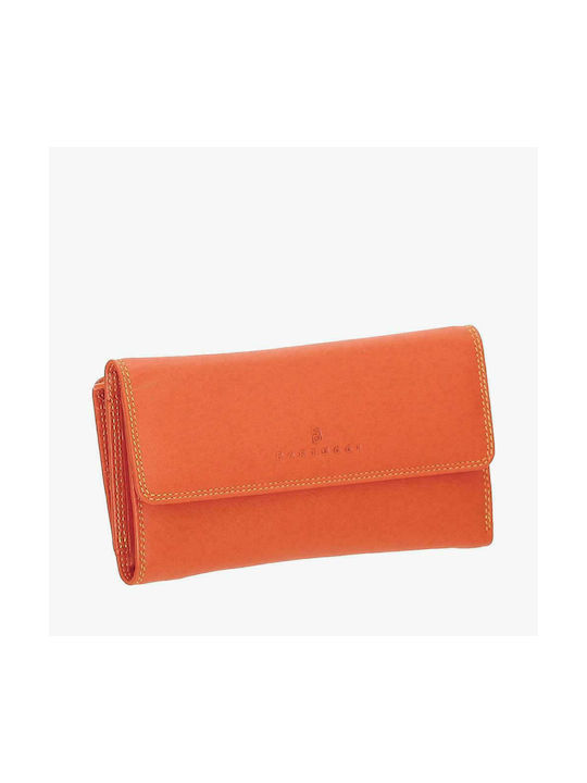 Bartuggi 516-9812 Large Leather Women's Wallet Orange 516-9812-orange