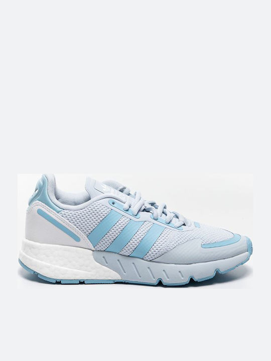 Adidas ZX 1K Boost Γυναικεία Sneakers Halo Blue / Clear Blue / Cloud White