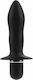 Easytoys Booty Rocket Vibrating Butt Plug Πρωκτική Σφήνα με Δόνηση Black 13cm