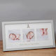 Bambino Mio Welcome to the World Cadru de poze pentru copii Rama foto Lemn Alb 10x10cm