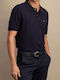 Polo T-shirt Navy Μπλε