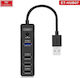 Earldom Hub USB 4 Porturi USB 3.0 cu Conectare USB-A