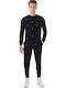 Pantaloni de trening cu Elastic Negru