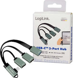 LogiLink USB Hub 3 Θυρών (USB-C) UA0361 LogiLink USB Hub 3 Θυρών (USB-C) UA0361