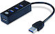 Conceptronic Hub 4 Θυρών USB 3.0 με σύνδεση USB-A / USB-C
