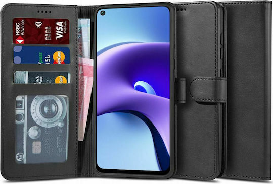 Tech-Protect Wallet Δερματίνης Μαύρο (Redmi Note 9T)