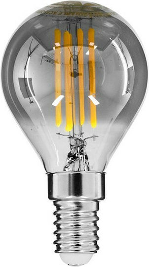 GloboStar Edison Retro LED Bulb 4W 81.5mm for Socket E14 and Shape G45 Warm White 400lm Dimmable
