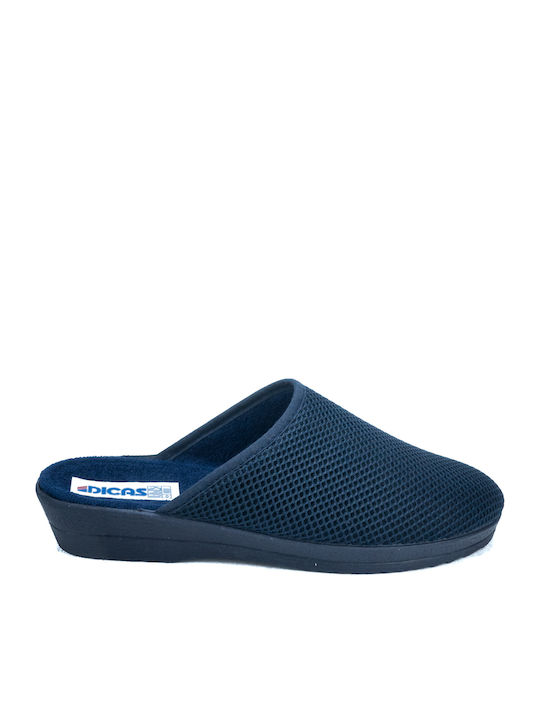Dicas 4002 Terry Winter Women's Slippers Blue