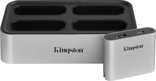 Kingston Workflow Station USB 3.2 Hub 2 Porturi cu conexiune USB-C și Alimentare Externă