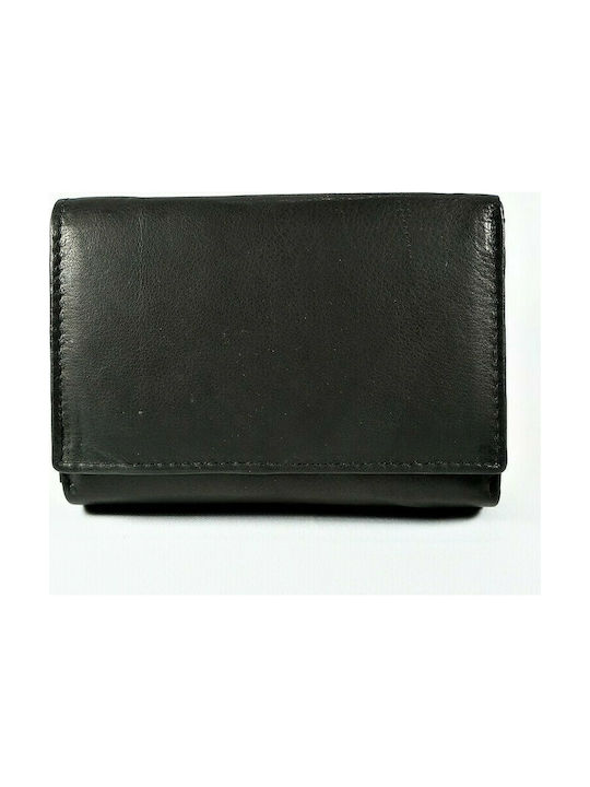 Ginis CG-247 Small Leather Women's Wallet Black