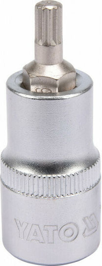 Yato Spline Socket 1/2" - M10 Walnut with Spline Head and Socket 1/2'' M10x55mm