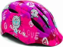 Novus Novus In-Mold Pink Kitty Παιδικό Κράνος για Ποδήλατο Πόλης Ροζ Novus Novus In-Mold Pink Kitty Παιδικό Κράνος για Ποδήλατο Πόλης Ροζ