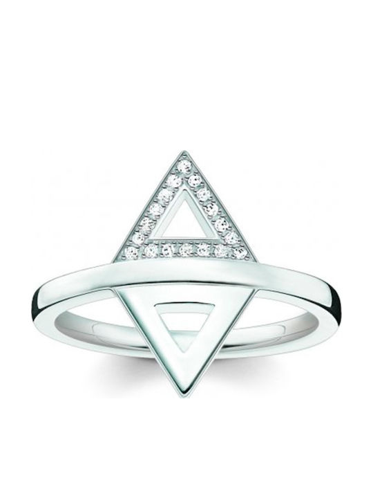 Thomas Sabo Ring with Stones made of Silver