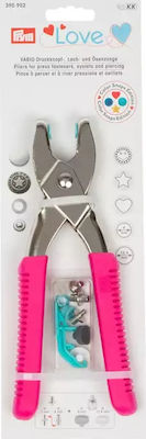 Prym Love Vario Pink Instrument de Cusut Firimituri cu matrite 3/4mm 390902