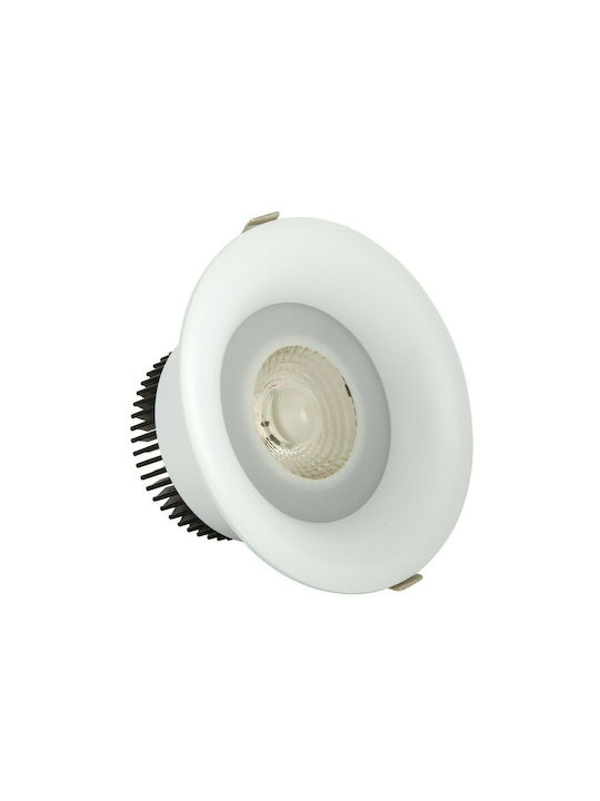 VK Lighting Plafonieră de Exterior cu LED Integrat în Culoare Alb 64174-899703
