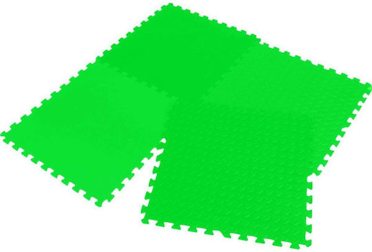 Enero Enero Δάπεδο Παζλ Γυμναστηρίου Πράσινο 60x60x1.2cm 1τμχ