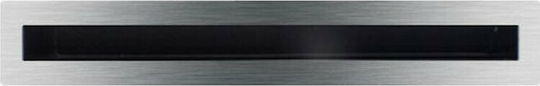 Kratki Perdea de aer pentru șemineu dreptunghiulară Perdea de aer pentru șemineu 60x6cm Inox