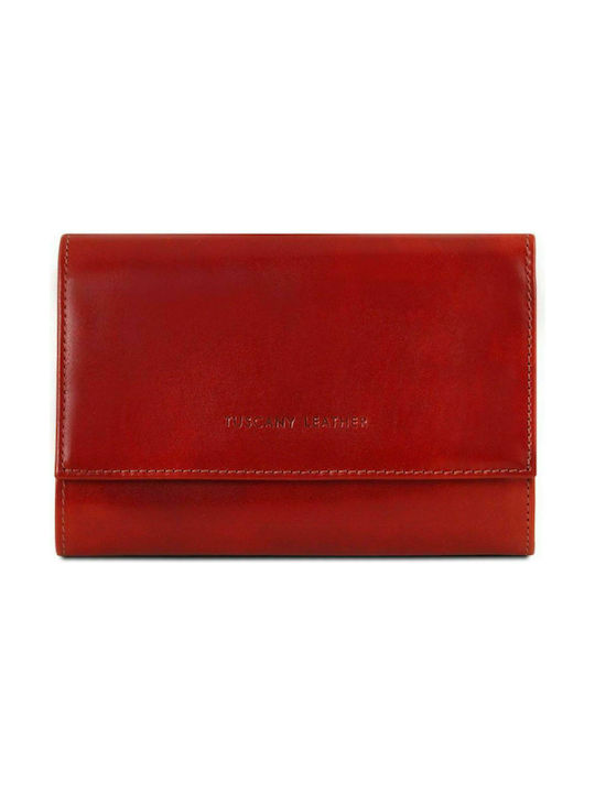 Tuscany Leather Large Leather Women's Wallet Red