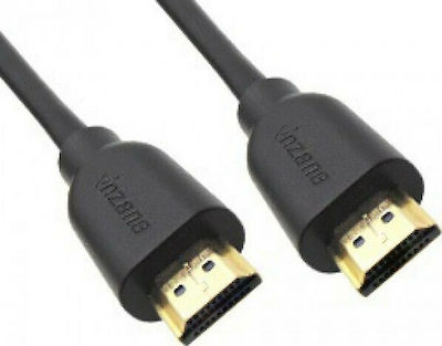 Vnzane HDMI 2.0 Cable HDMI male - HDMI male με Ενισχυτή 25m Μαύρο