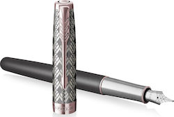 Parker Writing Pen Fine Gray made of Aluminum