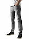 Men's Elastic Loose Fit Grey Jeans Pants