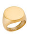 Puppis Women's Ring from Steel Gold Plated