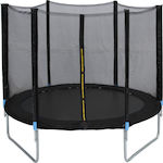 ForAll Trampolin Draußen Durchmesser 244cm mit Netz Schwarz