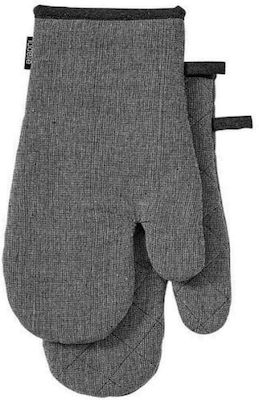 Ladelle Eco Recycled Oven Mitts Set Gray 2pcs