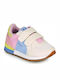 Sydney Basic Παιδικά Sneakers με Σκρατς Ροζ