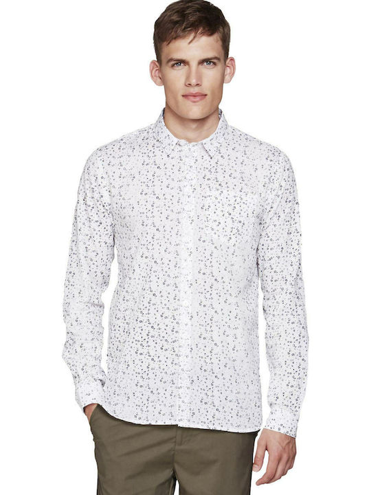 Minimum Men's Shirt Long Sleeve White