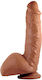 Ns Novelties Shane Diesel Big Black & Realistic Realistisches Dildo mit Hoden und Saugnapf Brown 25cm