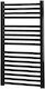 Splendid Elegant Round Straight Towel Rail Bathroom 1600x500 887kcal/h Black