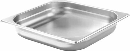 GTSA Σκεύος Gastronorm Ανοξείδωτο GN2/3 με Βάθος 65mm
