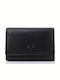 350 Small Leather Women's Wallet Classic Black