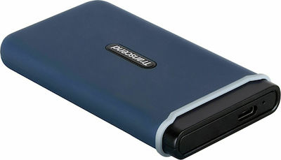 Transcend ESD370C USB 3.1 / USB-C Εξωτερικός SSD 250GB 2.5" Navy Blue